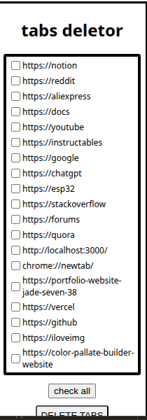 Tabs Closer